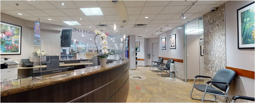 pickering dental waiting area